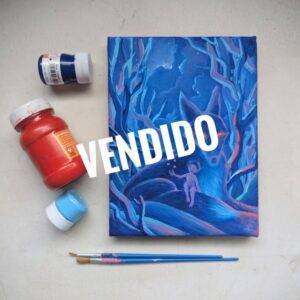 Arte original - "En la cola del zorro"